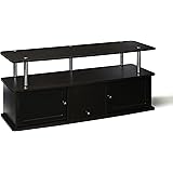 Convenience Concepts Designs2Go TV Stand with 3 Cabinets for Flat Panel TV's Up to 50-Inch or 85-Pounds, Dark Espresso