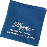 Hagerty Silver Keeper Bag- 4"x 4" Blue Anti-Tarnish Bag for Silver,Kosher Certified, Made in The USA