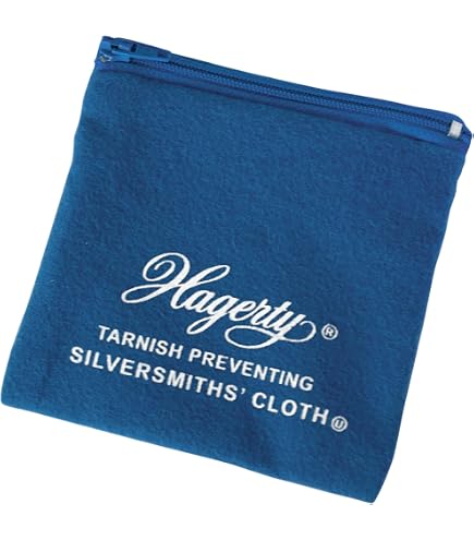 Hagerty Housse Anti-ternissement Pour Argenterie – 30x30 Cm – Velours Imprégné – Pour Assiettes, Plats, Plateaux