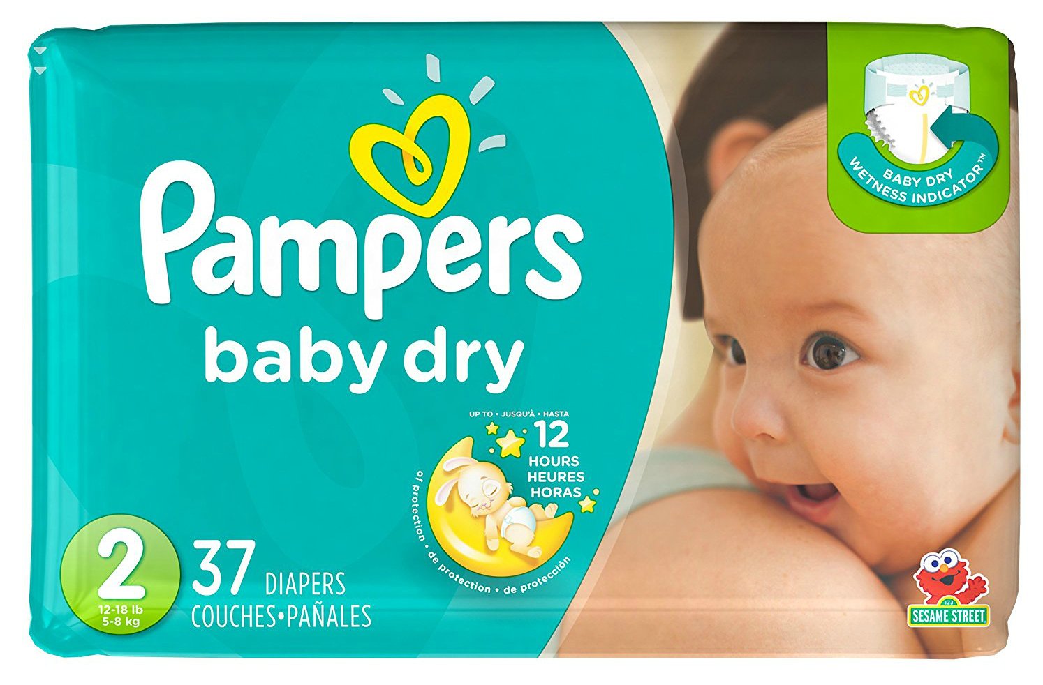 Pampers Baby Dry Size 2 Disposable Diapers 37 count (3