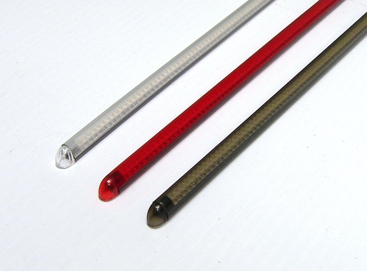 Amber Ampd Z-Flex LED strip lights 10x brighter - 7.50 inches (Red Tube)