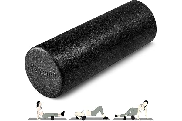 Yes4All EPP Exercise Foam Roller – Extra Firm High Density Foam Roller – Best for Flexibility and Rehab Exercises (18 inch, B