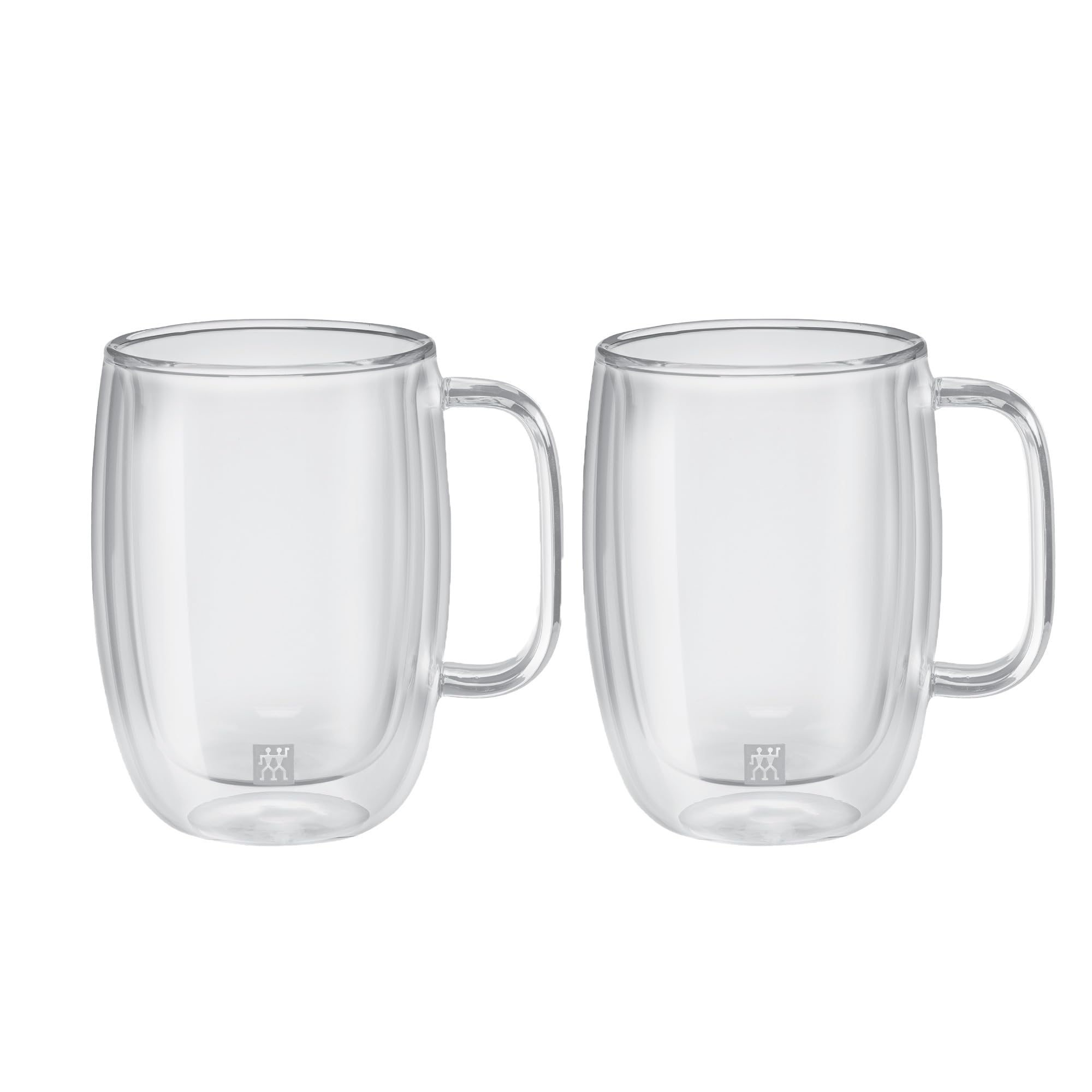 ZWILLING J.A. Henckels Glass 15oz Latte Mug Set, 2 Count (Pack of 1)