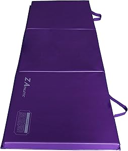 Z Athletic 2ft Wide 6ft Long Gymnastics Mat for Tumbling, Yoga, Pilates, Calisthenics Multiple Colors