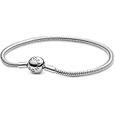 Pandora Moments Snake Chain Bracelet - Compatible Moments Charms - Charm Bracelet for Women