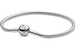 Pandora Moments Snake Chain Bracelet - Compatible Moments Charms - Charm Bracelet for Women