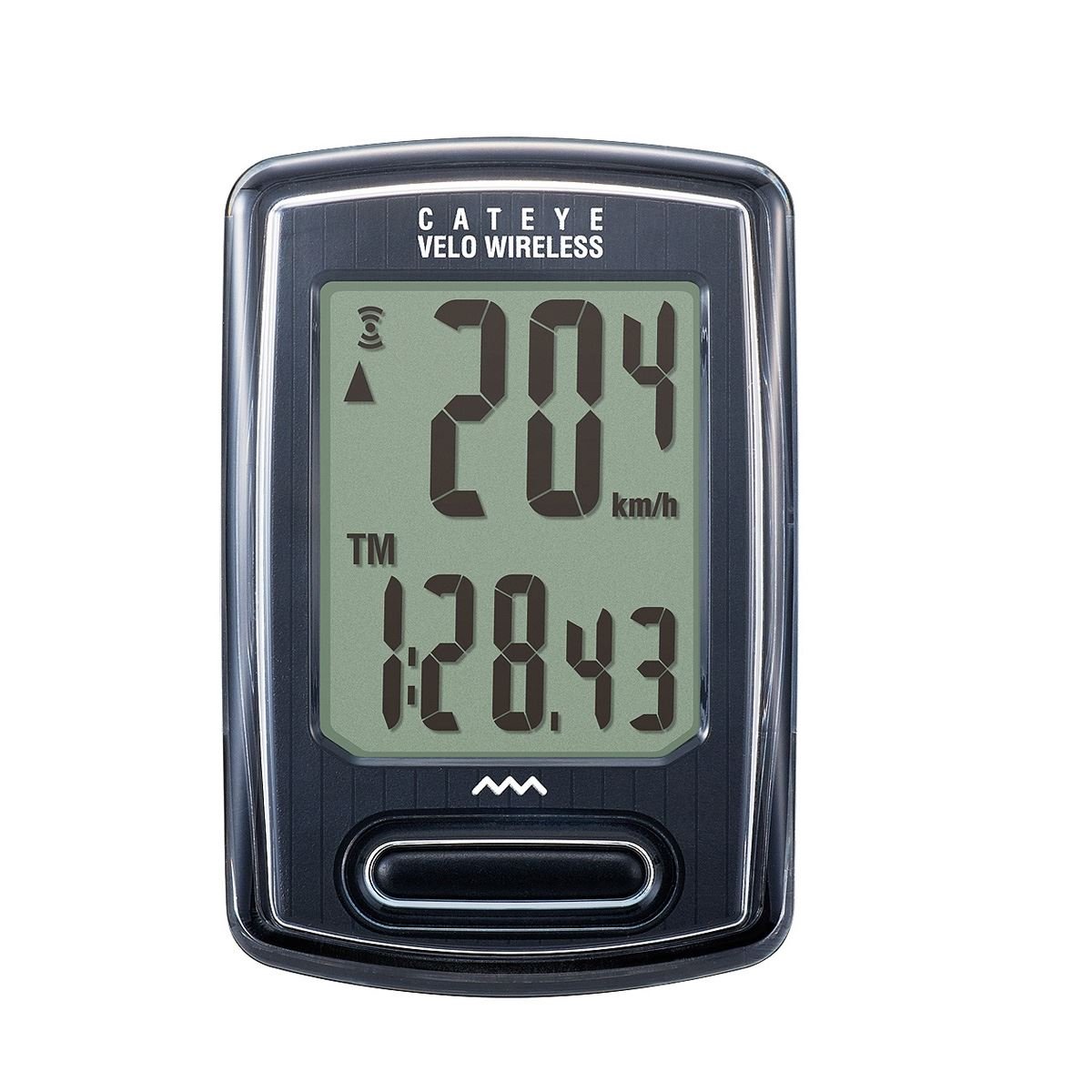 CatEye Velo Wireless Plus Cycle Computer: Wireless; Tracks Speed, Distance, Time; Easy Setup; Large Display; WaterProof; Long Battery Life