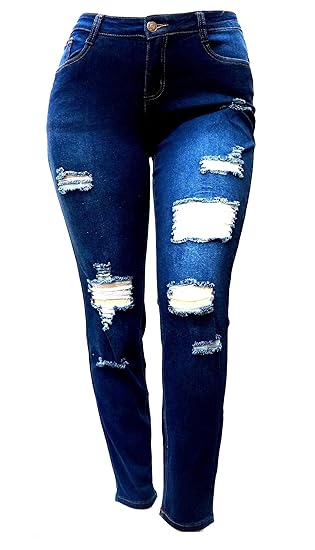 size 20 ripped skinny jeans