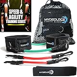Kinetic Bands | Speed and Agility Resistance Training Leg Bands | Official Myosource Kinetic Bands