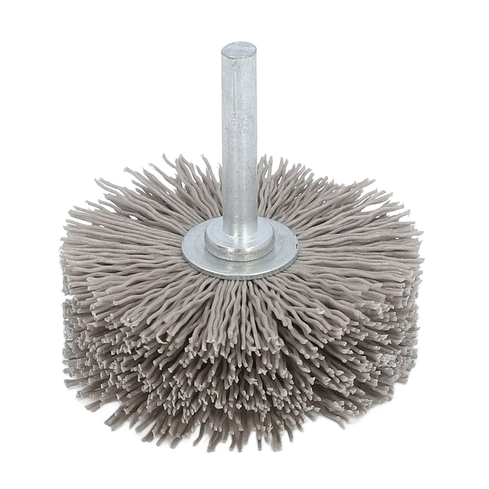 Key Cutting Brush Replacement for US102 Key Machine, Stainless Steel Handle Nylon Bristles Industrial Tool Brush for Key Cutting Machine Parts