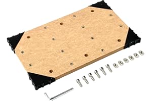 ANOLEX CNC Machine MDF Spoilboard Table for 3020-Evo and CNC 3018, 300 x 180 x 12mm (11-4/5''x 7''x 1/2'')