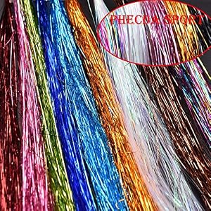 Phad Fishing 10 Couleurs 0.28mm De Largeur Mylar Clinquants Flash Ligne Matériau De Pêche à La Mouche Montage De Pêche