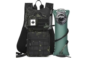 ATBP Running Hydration Vest Pack Thermal Insulation 3L TPU Water Bladder Tactical Backpack Bag for Cycling Hiking Daypack Men