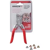 Arrow GEPK532 Eyelet Tool Kit, Hole Punch Pliers,100 Eyelets, 5/32 Inch | Eyelet Tool Kit, Hole Punch Pliers for Fabric, Leather, Canvas, Includes 100 Eyelets, 5/32 Inch, Gold, Silver