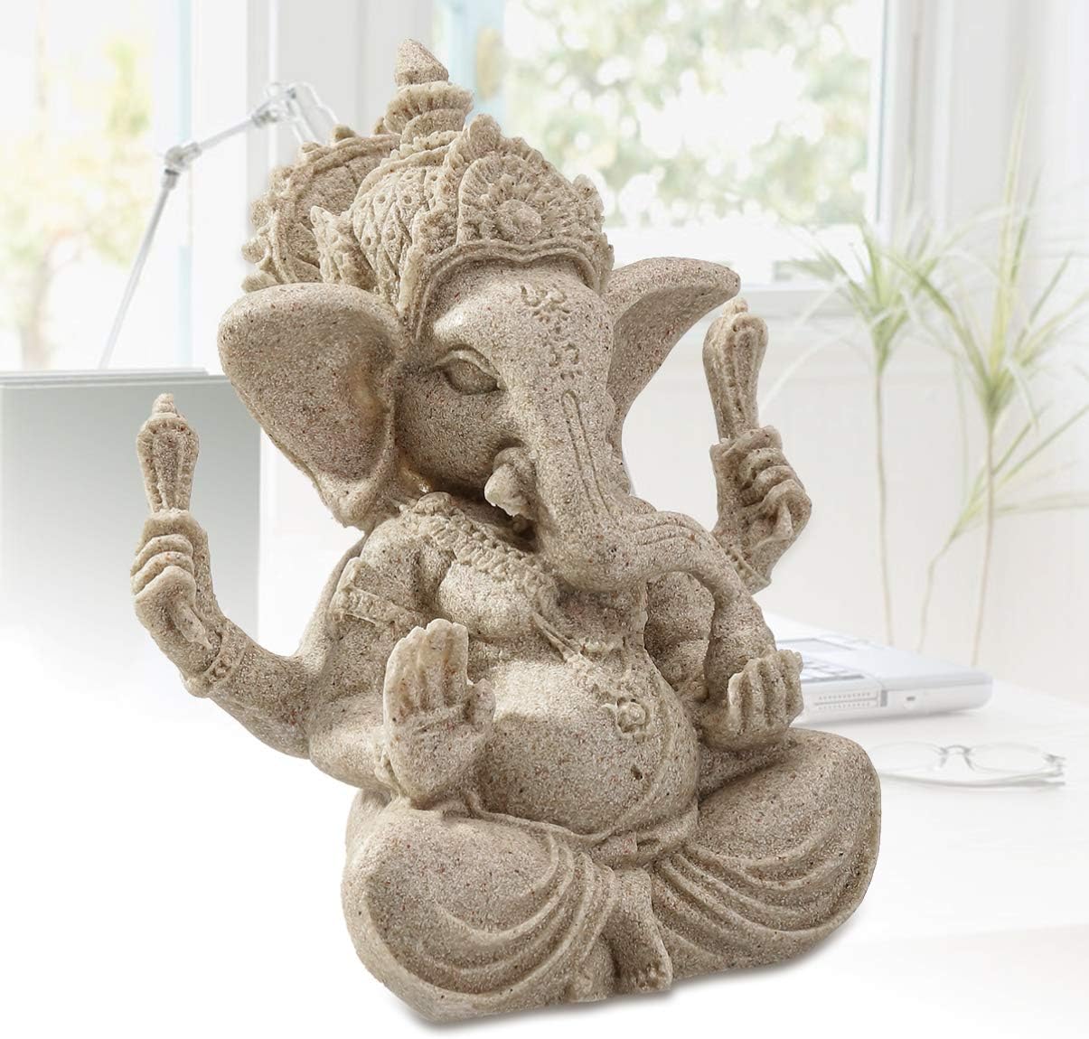 VORCOOL Ganesh Statue, Red - Image 4