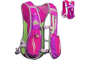 Azarxis Running Vest 5L 5.5L Hydration Pack Water Backpack Lightweight Breathable Race Marathon Trail Cycling Gear