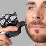 Remington RX7 Head Shaver XR1600 Cordless Wet Dry 60 Min USB 5 Cutting Heads view 9