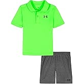 Under Armour mens 2-piece Short Sleeve Polo and Shorts Set