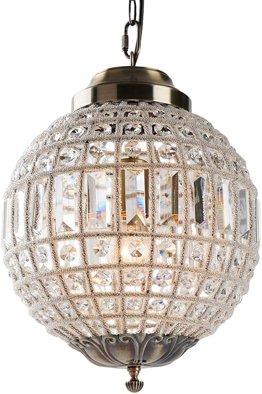 Newrays Franzosisch Royal Empire Traditional Style Crystal Ball Lampe Leuchten Fur Schlafzimmer Wohnzimmer Middle Amazon De Beleuchtung