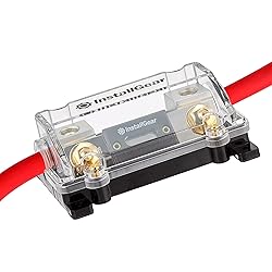 InstallGear 0/2/4 Gauge AWG in-Line ANL Fuse Holder