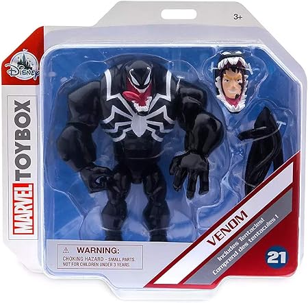 Amazon マーベル コミックス Usaディズニーストア限定 トイボックス アクションフィギュア ヴェノム Marvel Comics Usa Disney Store Exclusive Toybox 21 Venom 並行輸入品 ベノム スパイダーマン フィギュア ドール 通販