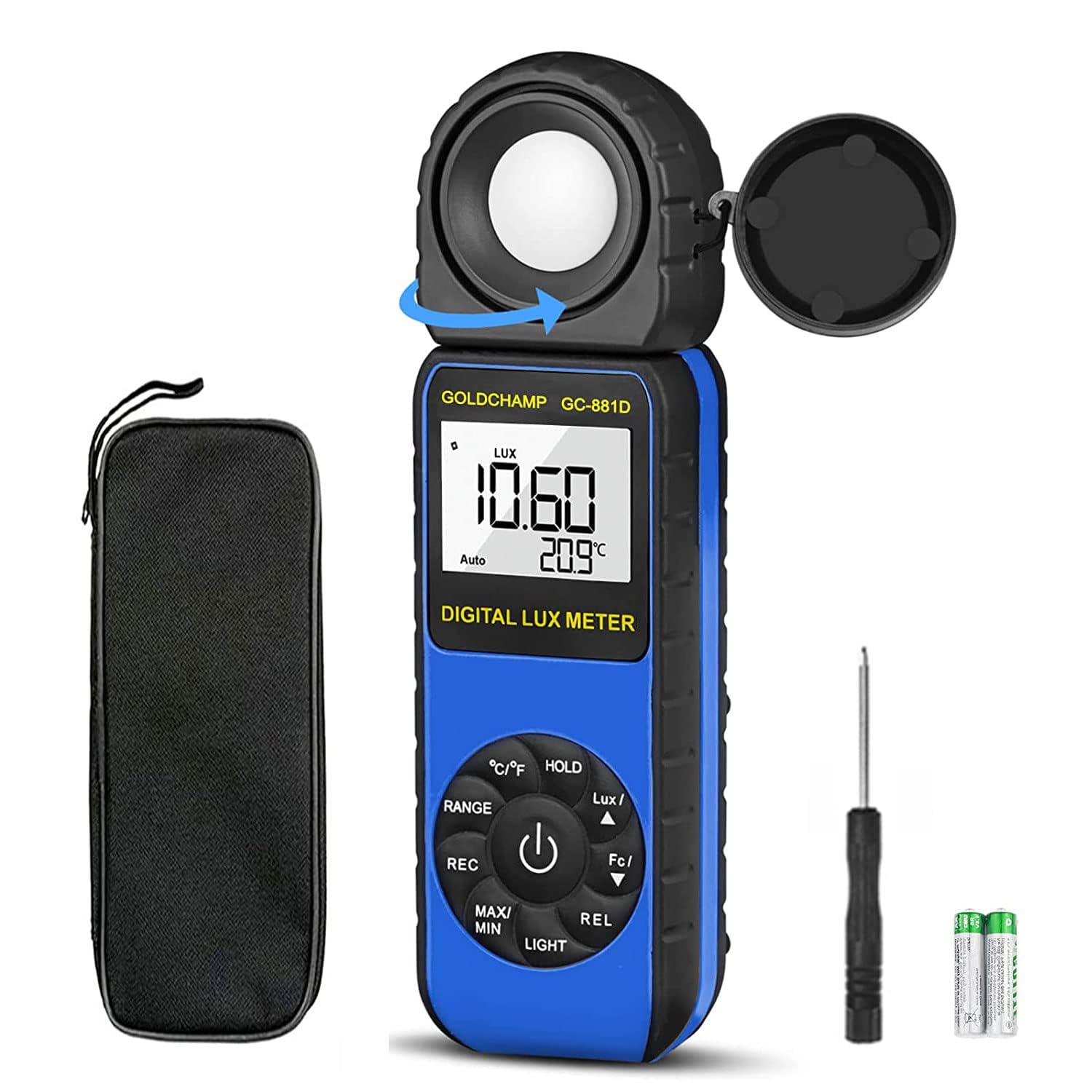 Digital Light Meter, Luxmeter Illuminance Light