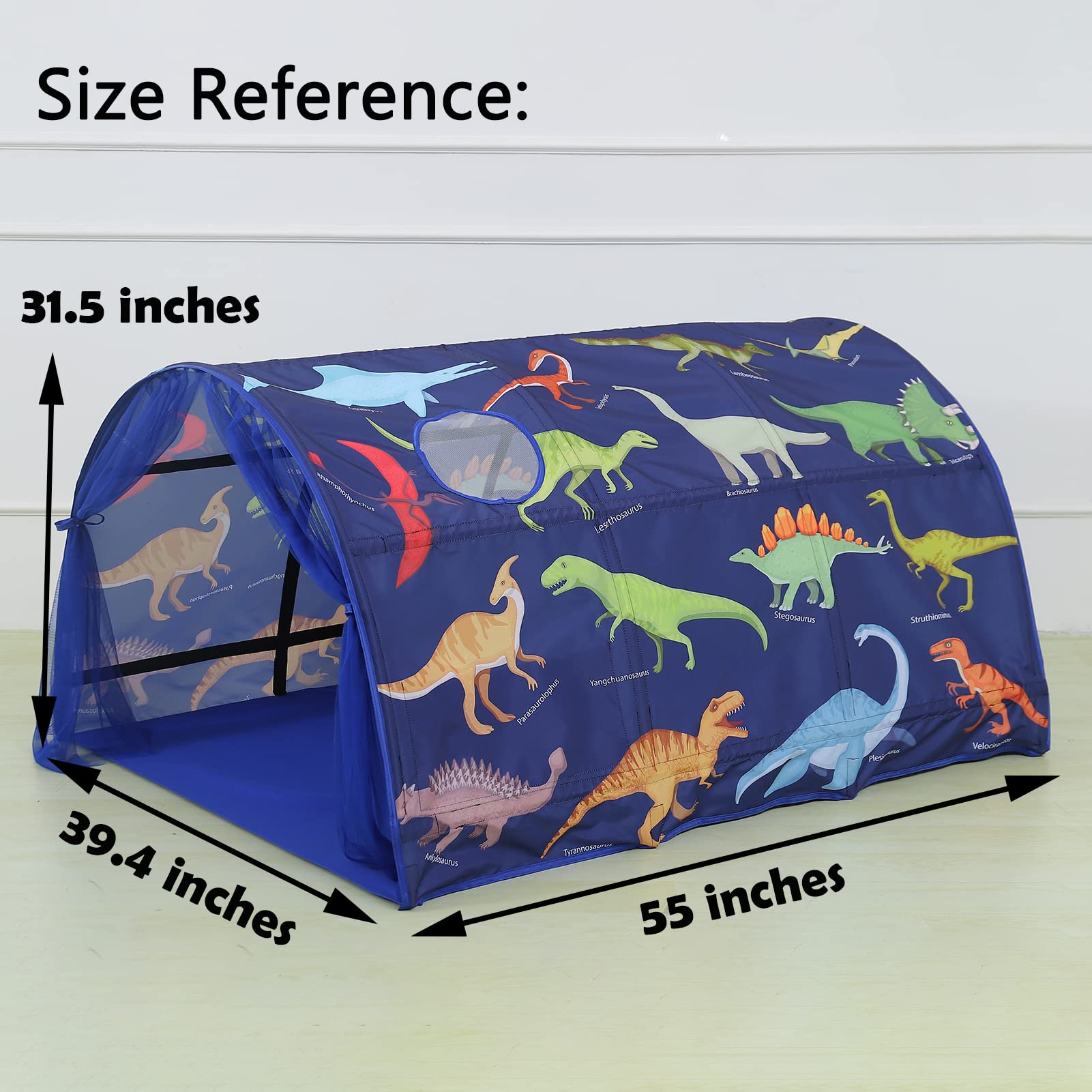 Bed Tent for Kids Lucky Castle Toddler Bed Tent Foldable Game House for Children Play Tents for Girls Boys Sleeping Canopy Playhouse