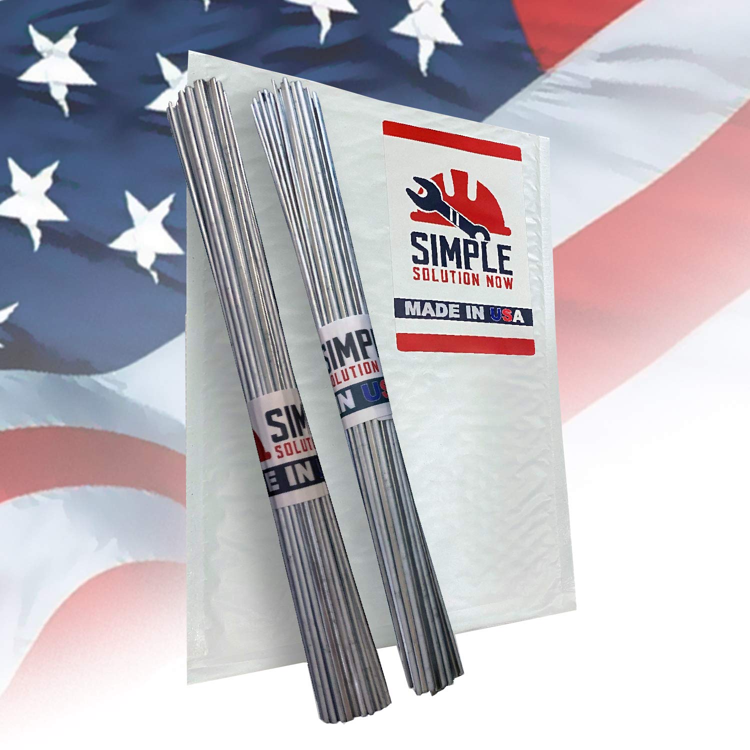 Simple Welding Rods USA Made from Simple Solution Now - Aluminum Brazing/Welding Rods - Make Your Repair Stronger Than The Parent Metal Every Time - 20 Rods