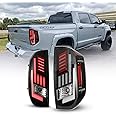 WOLFSTORM Toyota Tundra Tail Lights Replacement Assembly,2014-2020 Toyota Tundra Pickup LED Tail Lights,1 Pair(Clear Lens)