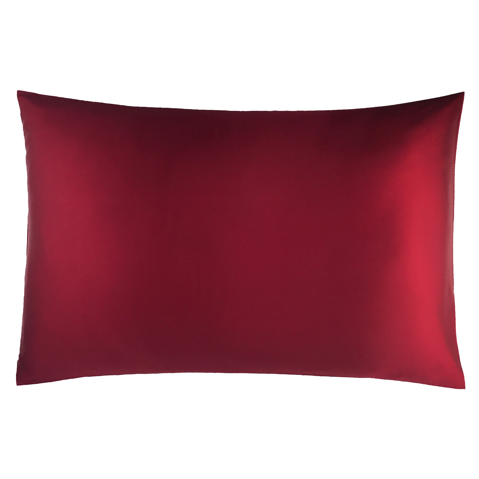 Jasmine Silk 100% 19 Momme Mulberry Charmeuse Silk Pillowcase for Hair and Skin 50 cm x 75 cm Envelope Closure - RRP £35 (Burgundy)