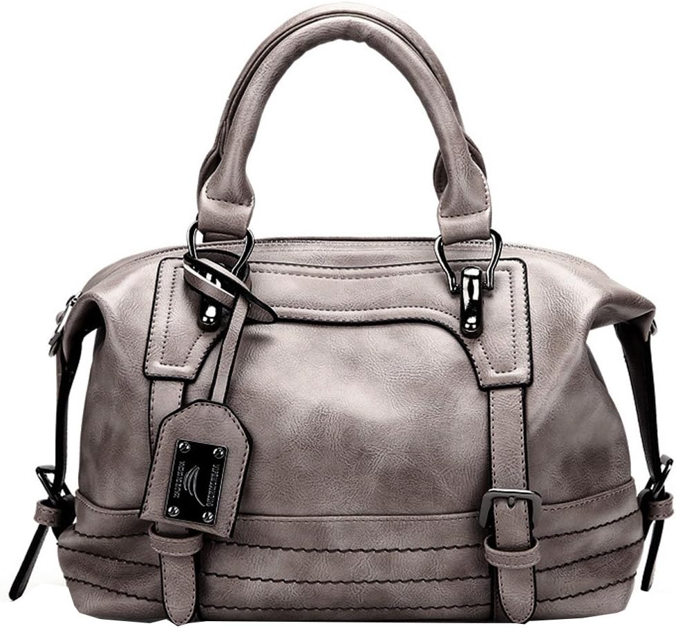 Juilletru Women Tote Bags PU Leather Handbags Top Handle Vintage Purse Crossbody Shoulder Bag