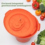 Hakka Brothers 10L Commercial Salad Spinner Lettuce Dryer Large 4 Heads view 8