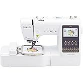 Brother SE700 Sewing and Embroidery Machine, Wireless LAN, 8 included Ft | Advanced &amp; beginner sewing machine, 135 built-in embroidery designs, 103 stitches, 4" x 4" hoop, 3.7" touchscreen display