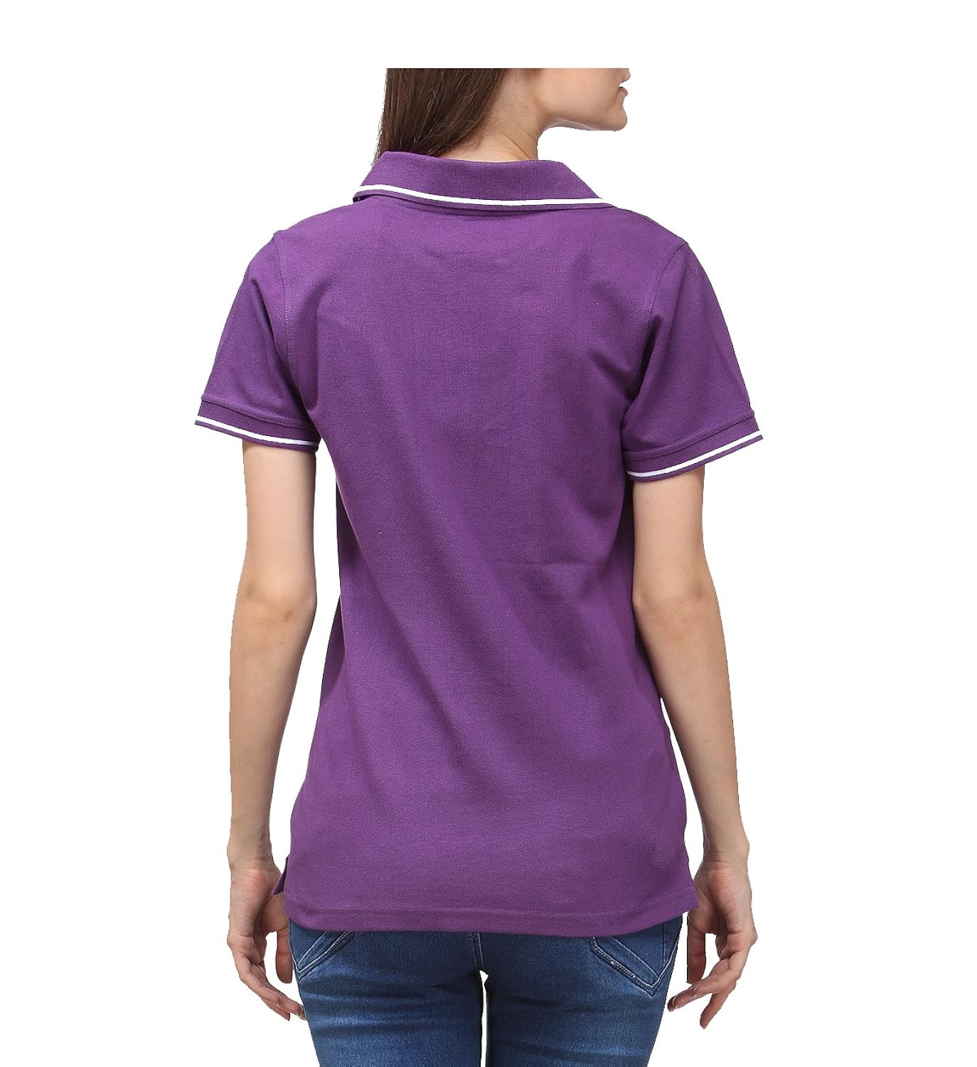 scott women's premium cotton polo t-shirt