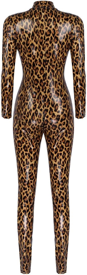 Ocean Plus Damen Jumpsuit Langarm - Digitaldruck Overall Mit Reißverschluss