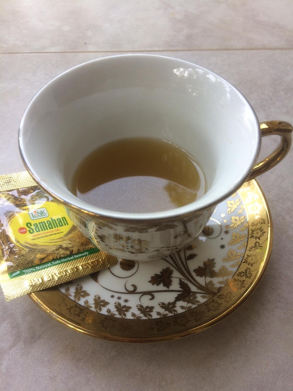 Samahan Ayurvedic Pure Ceylon Ginger Tea Natural Drink, 100 Sachets