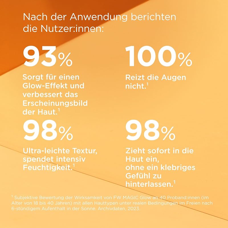 Fusion Water MAGIC Glow LSF 50 Sonnencreme für das Gesicht mit Glow-Effekt