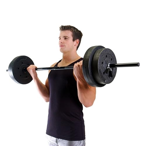 CAP Barbell 100 LB Vinyl Weight Set in Kuwait Whizz Plates