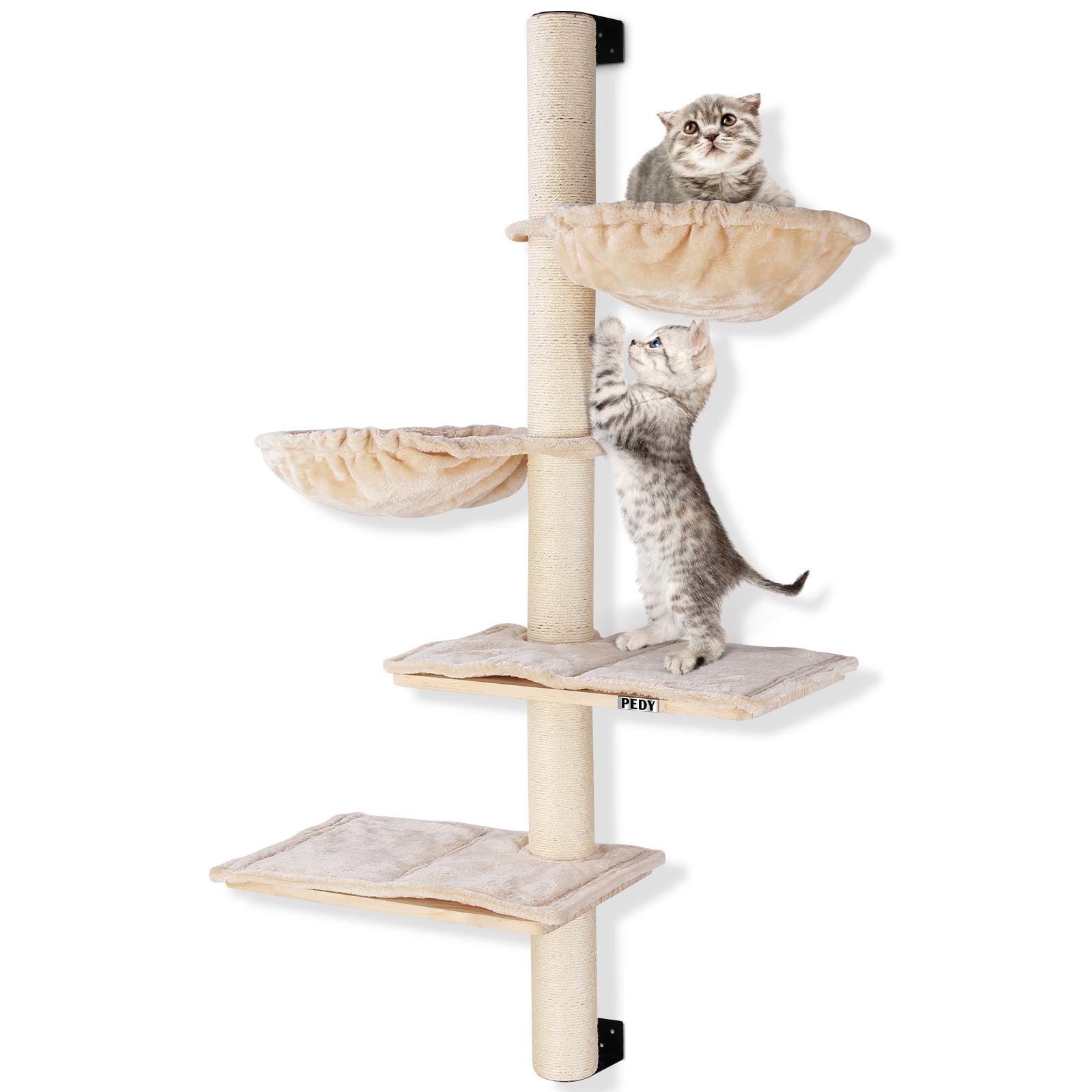 wall mounted cat tower