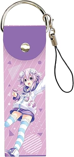 Amazon 勇者ネプテューヌ 世界よ宇宙よ刮目せよ アルティメットrpg宣言 01 ネプテューヌ ビッグレザーストラップ アニメ 萌えグッズ 通販