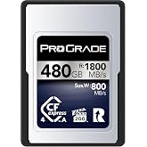 ProGrade Digital CFexpress&trade; 4.0 Type A Memory Card (480GB) Iridium | Read Speed Up To 1800Mb/S and Write Speed Up To 1700Mb/S for Raw Photo Bursts and High-Resolution Video Recording