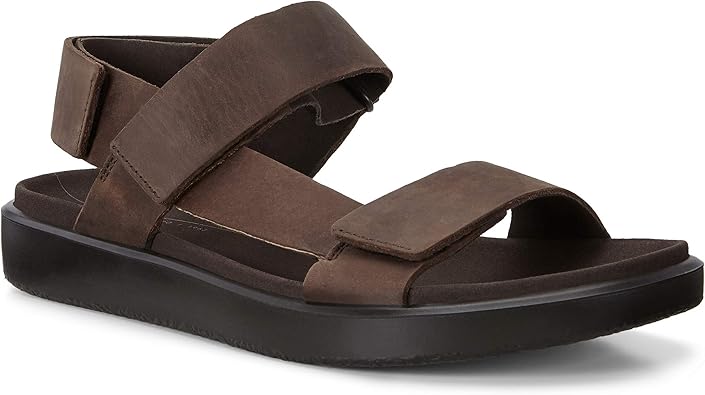 ecco mens leather sandals