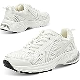 Nicole Miller Women’s HULAH Walking Sneakers – Lightweight Comfortable Fashion Sneakers for Everyday Wear – Breathable Mesh Upper, Cushioned Support, Lace-Up Athletic Shoes