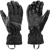 LEKI Women's Griffin Base 3D Gloves - Warm Water-Resistant Softshell Ski Gloves for Skiing, Snowboarding, & Cold Weather