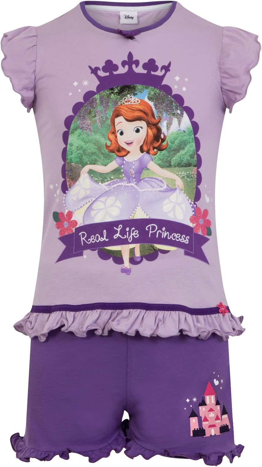 Disney Sofia The First Official Gift Toddler Girls Short Pyjamas