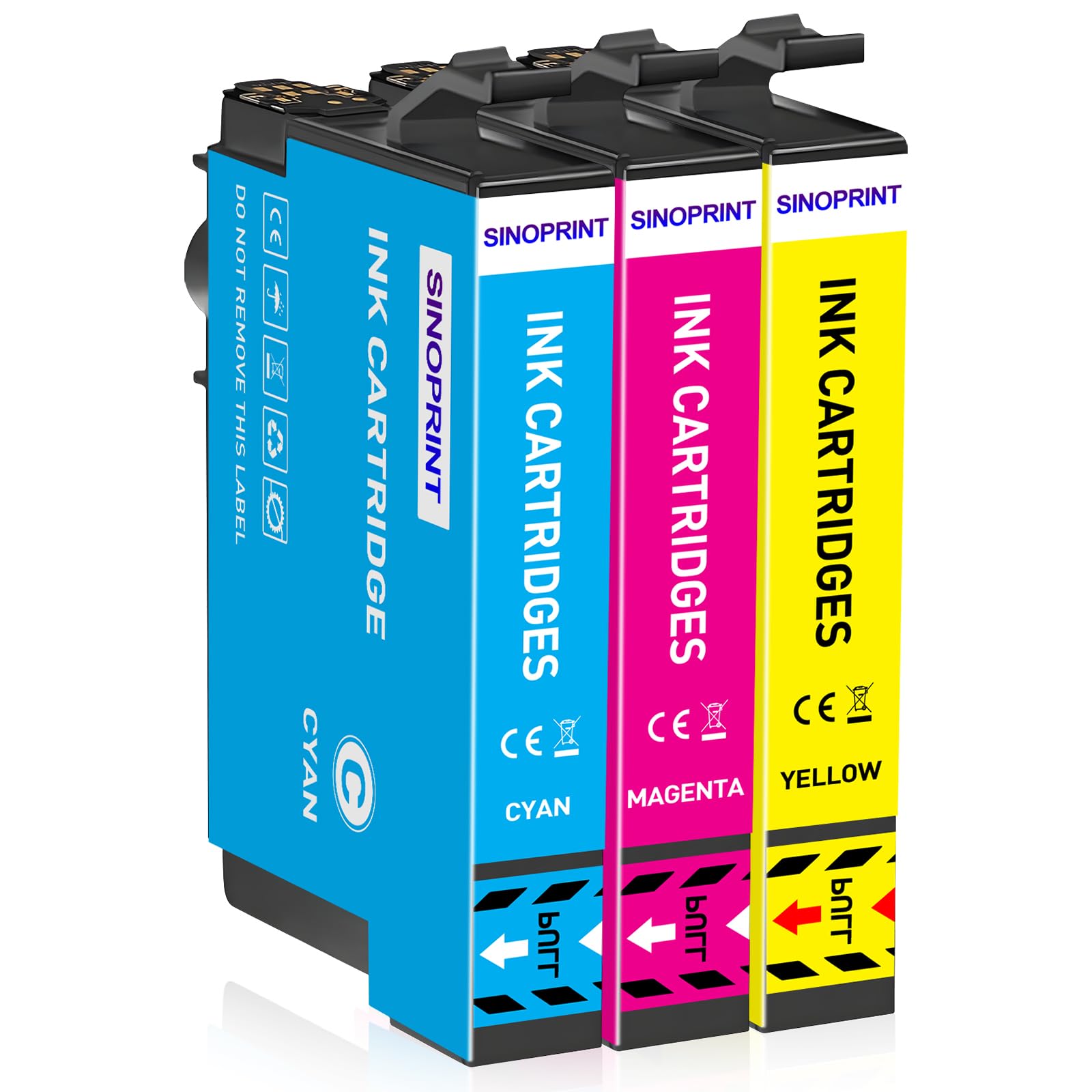 SINOPRINT 405XL Ink Cartridges Compatible with Epson 405 XL for WorkForce Pro WF-4820 WF-3820 WF-7310 WF-7830 WF-7840 WF-4830 WF4820 WF3820 WF7310 WF7830 WF7840 WF4830 Printer(Cyan, Magenta, Yellow)