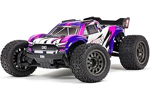 ARRMA RC Truck 1/10 VORTEKS 4X4 3S BLX Stadium Truck RTR (Batteries and Charger Not Included), Purple, ARA4305V3T2, Men