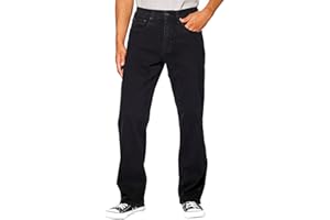 Urban Star Mens Jeans Relaxed Fit – Straight Leg Stretch Jeans for Men – Ultimate Comfort Superflex Pants