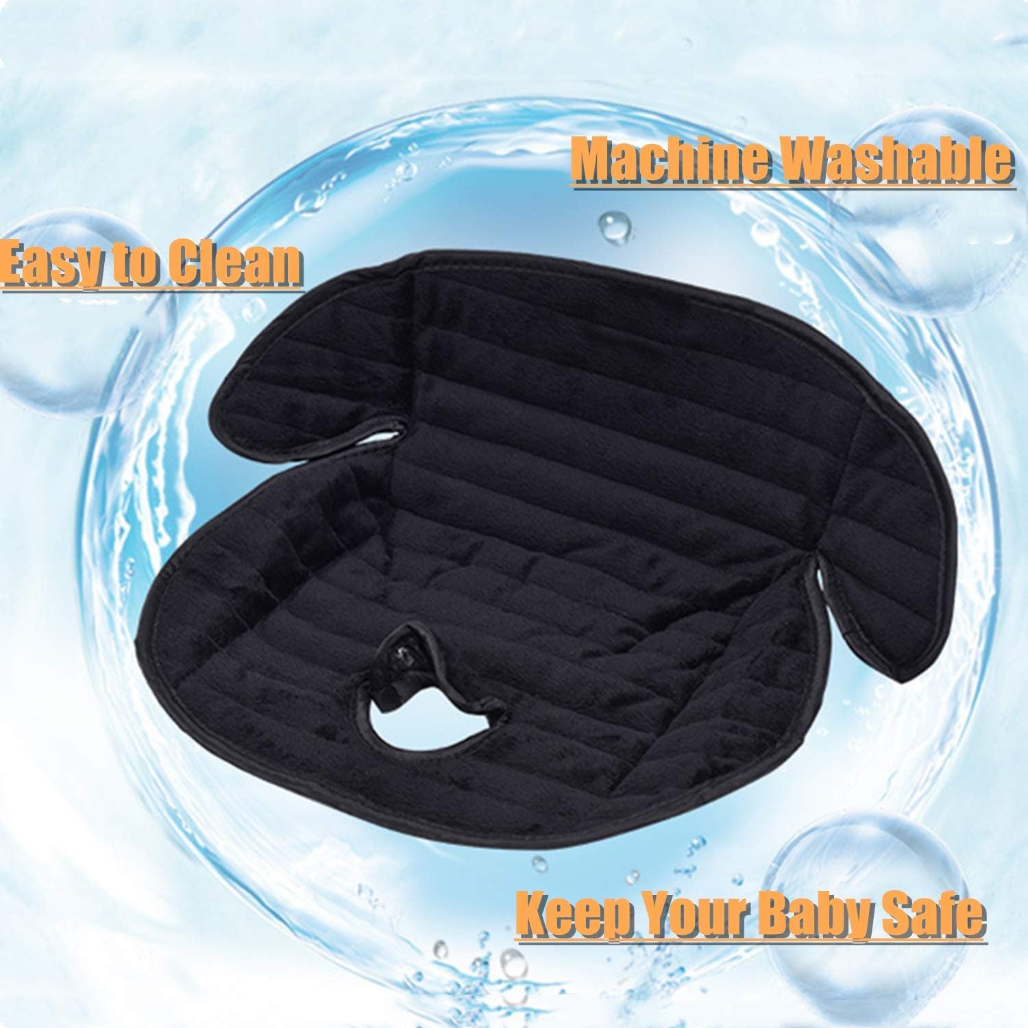 bangminda Kids Car Seat Protector for Potty Training Car Seat Piddle Pad Travel Potty Cover from Crumbs Nappy Leaks Waterproof Carseat Liner for Toddlers Infants Non-Slip Carseat Liner for Strollers - Image 4
