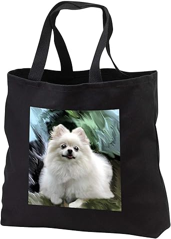 pomeranian tote bag